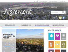 Tablet Screenshot of mairie-aigremont-78.fr